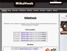 Tablet Screenshot of miikahweb.com